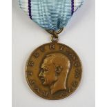 1.1.) Kaiserreich (bis 1933) Bayern: Kronprinz Rupprecht-Medaille, Bronze.Bronze, im Rand gemarkt "