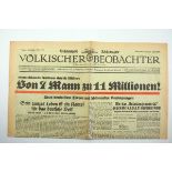 6.1.) Literatur A. Hitler: Völkischer Beobachter; Reichsausgabe. 3 Ausgaben.1930, 1932, München.