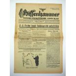 6.1.) Literatur Hessenhammer, 3 Ausgaben 1931.Nationalsozialistisches Kampfblatt mit Karikaturen. 6.