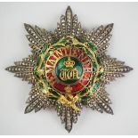 2.1.) Europa Luxemburg: Orden der Eichenkrone, 2. Modell (seit 1858), Großkreuz Stern.Korpus Silber,