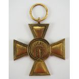 1.1.) Kaiserreich (bis 1933) Mecklenburg-Strelitz: Militärverdienstkreuz für Offiziere, für 25