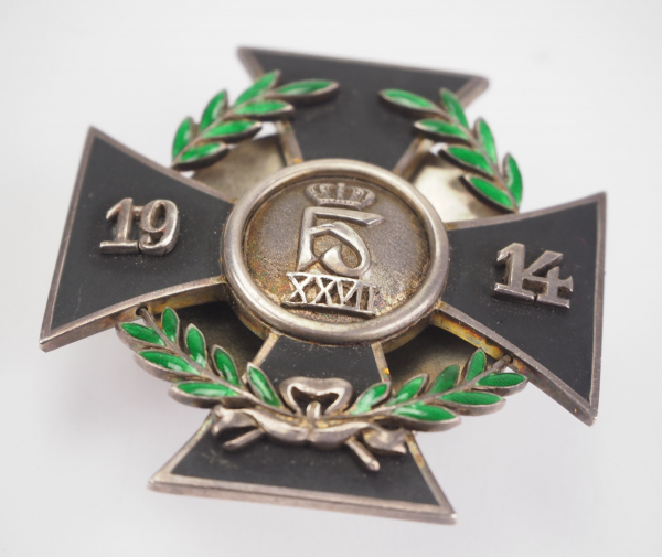 1.1.) Kaiserreich (bis 1933) Reuss: Kriegs-Verdienstkreuz 1914.Silber, teilweise emailliert, die - Image 2 of 4