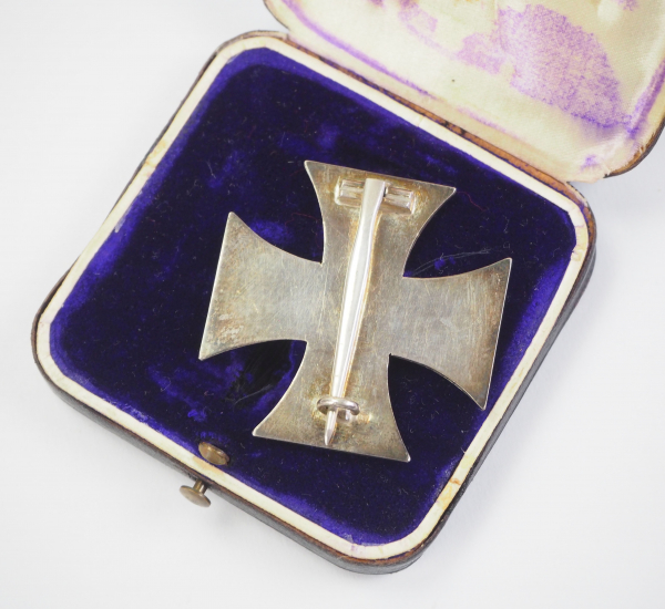 1.1.) Kaiserreich (bis 1933) Preussen: Eisernes Kreuz, 1914, 1. Klasse, im Etui - WS.Geschwärzter - Image 3 of 5