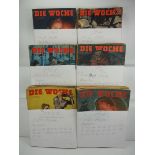 6.1.) Literatur Sammlung von über 150 Heften der Zeitschrift "DIE WOCHE".- 1939 (20 Hefte);- 1940 (