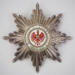 5.1.) Sammleranfertigungen Preussen: Roter Adler Orden, 1. Klasse Bruststern.Silber, das mehrteilige