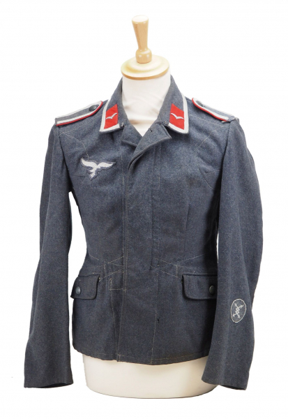 4.1.) Uniformen / Kopfbedeckungen Luftwaffe: Uniformjacke eines Fernsprech-Unteroffiziers der Flak-
