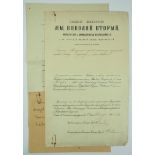 3.1.) Urkunden / Dokumente Russland: Kaiserlicher und Königlicher Orden vom heiligen Stanislaus,