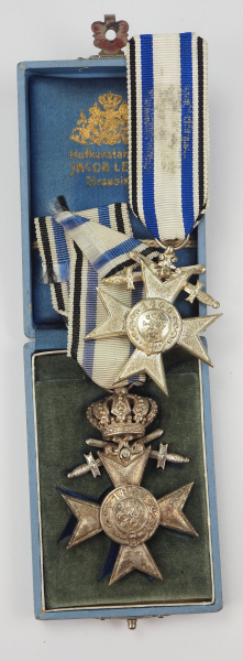 1.1.) Kaiserreich (bis 1933) Bayern: Militär-Verdienstkreuz, 2. Klasse mit Krone und Schwertern / - Image 2 of 3