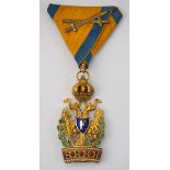 2.1.) Europa Österreich: Kaiserlicher Orden der Eisernen Krone, 3. Klasse mit Kriegsdekoration und