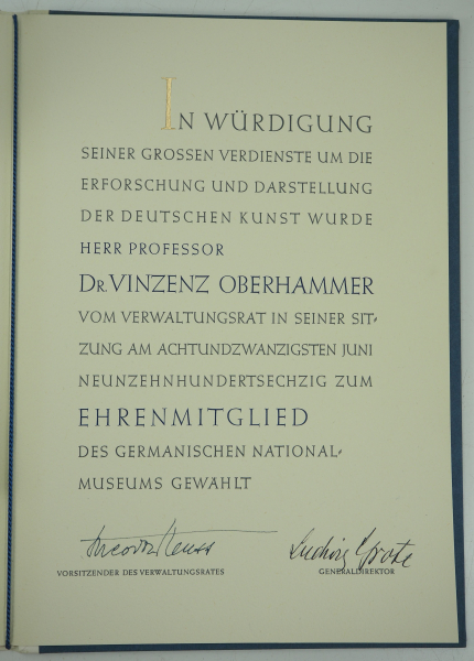 1.3.) Bundesrepublik Deutschland und DDR Nachlass des Prof. Dr. Oberhammer - Ehrenmitglied des - Image 2 of 3