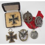 1.2.) Deutsches Reich (1933-45) Nachlass eines Fliegerschützen.1.) Eisernes Kreuz, 1939, 1.