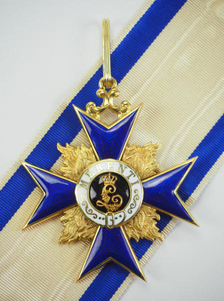 1.1.) Kaiserreich (bis 1933) Bayern: Militär-Verdienst-Orden, Kreuz 2. Klasse.Gold, teilweise