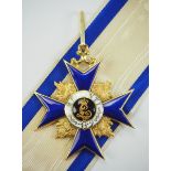 1.1.) Kaiserreich (bis 1933) Bayern: Militär-Verdienst-Orden, Kreuz 2. Klasse.Gold, teilweise