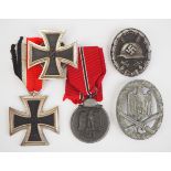 1.2.) Deutsches Reich (1933-45) Nachlass eines tapferen Soldaten.1.) Eisernes Kreuz, 1939, 1.