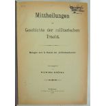 6.1.) Literatur R. Knötel: Mitteilungen zur Geschichte der militärischen Tracht; Beilagen zum X.