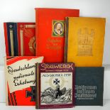 6.1.) Literatur Konvolut Zigarettenbilder Alben.Konvolut von 6 Büchern wie folgt:-Deutschlands