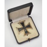 1.2.) Deutsches Reich (1933-45) Eisernes Kreuz, 1939, 1. Klasse, im Etui - Schinkel Form.