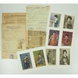 3.2.) Fotos / Postkarten Nachlass eines in Japan inhaftierten Soldaten des III. Seebataillons.-