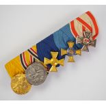 1.1.) Kaiserreich (bis 1933) Preussen: Miniaturen-Frackschnalle eines Veteranen des