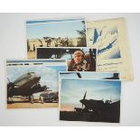 3.2.) Fotos / Postkarten Postkartenserie "Junkers Stukas und Lufttransporter".10 farb PKs, im