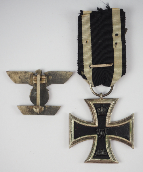 1.2.) Deutsches Reich (1933-45) Wiederholungsspangen zum Eisernen Kreuz, 1939, 1. und 2. Klasse. - Image 2 of 2