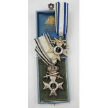1.1.) Kaiserreich (bis 1933) Bayern: Militär-Verdienstkreuz, 2. Klasse mit Krone und Schwertern /