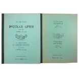 6.1.) Literatur W. Zweguintzow: L´Armee Russe, Teil 1 + 2.1967 + 1969, Paris. Folienformat, 86