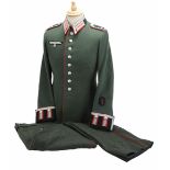 4.1.) Uniformen / Kopfbedeckungen Wehrmacht: Uniform eines Feldwebel der Artillerie.1.)