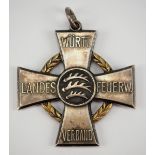 1.1.) Kaiserreich (bis 1933) Württemberg: Verdienstkreuz des Landesfeuerwehrverbandes (1927-1936).