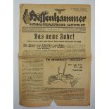 6.1.) Literatur Hessenhammer, 3 Ausgaben 1930.Nationalsozialistisches Kampfblatt. 5. Jahrgang Nr.: