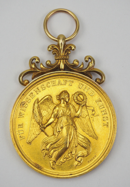 1.1.) Kaiserreich (bis 1933) Bayern: Goldene Ludwigsmedaille für Kunst und Wissenschaft.Gold, - Image 3 of 4
