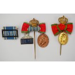 1.1.) Kaiserreich (bis 1933) Bayern: Miniaturen eines Landwehr-Soldaten.Diverse.Zustand: II 1.1.)