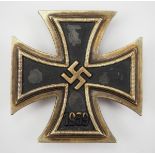 1.2.) Deutsches Reich (1933-45) Eisernes Kreuz, 1939, 1. Klasse - L/12.Geschwärzter Buntmetall Kern,