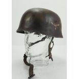 5.1.) Sammleranfertigungen Luftwaffe: Fallschirmspringer Helm mit Tarnbemalung.Tarn-Lackierung,