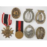 1.2.) Deutsches Reich (1933-45) Nachlass eines Marinesoldaten.1.) Kriegsverdienstkreuz, 2. Klasse