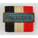 1.1.) Kaiserreich (bis 1933) Abzeichen "PALM XXV-XL".Buntmetall, teilweise lackiert, eingezogenes