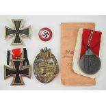 1.2.) Deutsches Reich (1933-45) Nachlass eines tapferen Panzersoldaten.1.) Eisernes Kreuz, 1939,