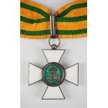 2.1.) Europa Luxemburg: Orden der Eichenkrone, 2. Modell (seit 1858), Komtur Kreuz.Silber vergoldet,