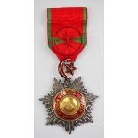 2.2.) Welt Türkei: Medjidjie-Orden, 4. Klasse - Krim-Kriegs-Epoche.Silber, das mehrteilige Medaillon