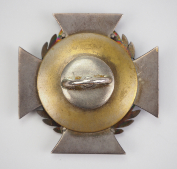 1.1.) Kaiserreich (bis 1933) Reuss: Kriegs-Verdienstkreuz 1914.Silber, teilweise emailliert, die - Image 3 of 4