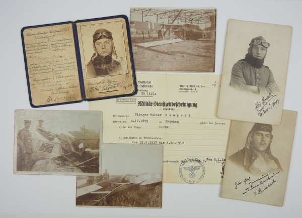 3.2.) Fotos / Postkarten Nachlass eines Flugzeugführers der 1./ Flieger-Ersatz-Abteilung 6.-