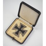 1.2.) Deutsches Reich (1933-45) Eisernes Kreuz, 1939, 1. Klasse, im Etui - L/11.Geschwärzter
