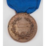 2.1.) Europa Italien: Tapferkeitsmedaille, in Bronze - Adua 1896.Bronze, graviert "ADUA 1. MARZO