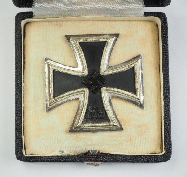 1.2.) Deutsches Reich (1933-45) Eisernes Kreuz, 1939, 1. Klasse, im Etui - 25.Geschwärzter - Image 2 of 4