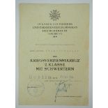 3.3.) Autographen Freisler, Roland.(1893-1945). Präsident des Volksgerichtshofes und