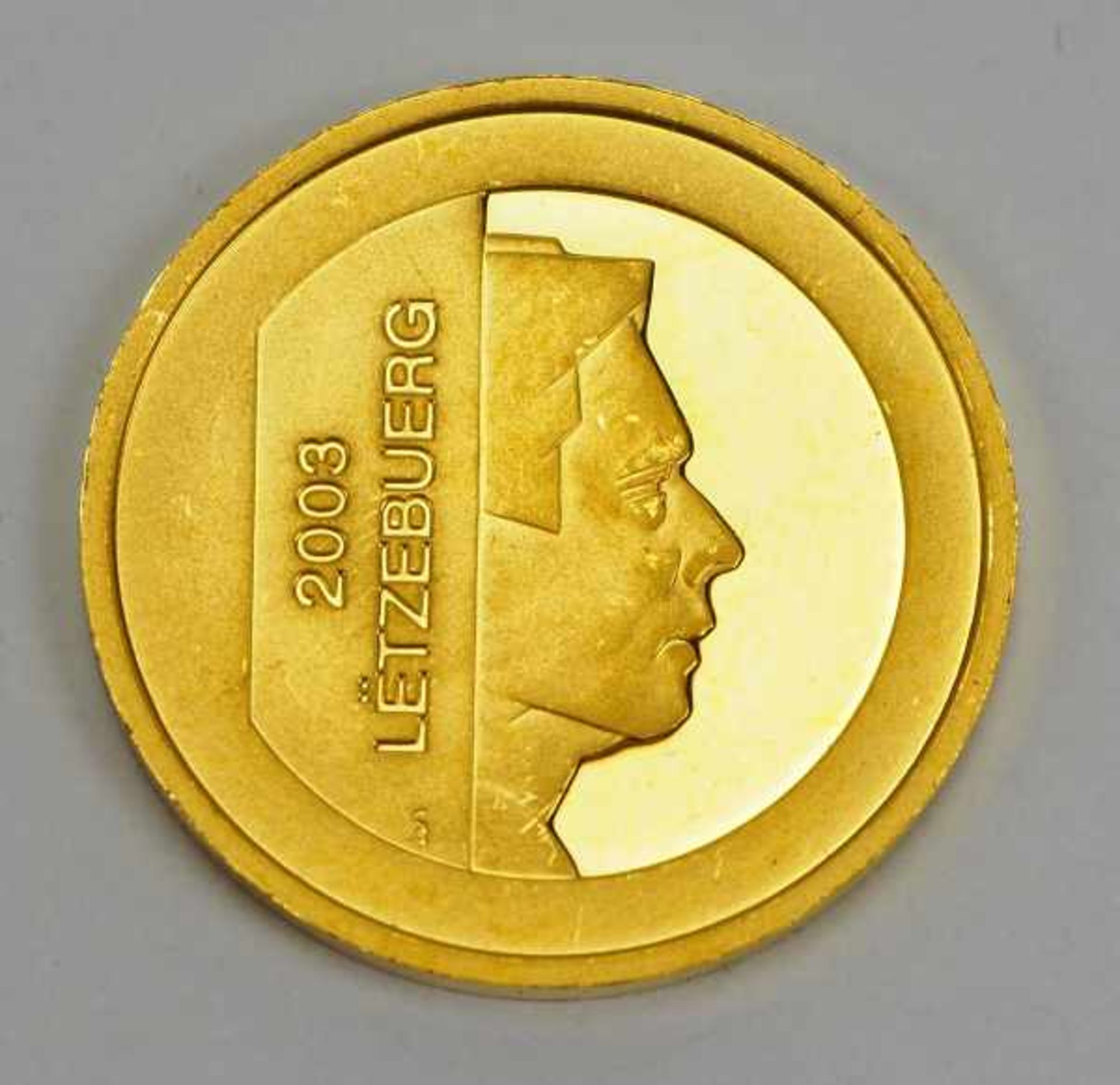 7.4.) MünzenLuxemburg: Goldmünze 2003.Gold.Zustand: II7.4 ) Coins