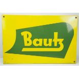 7.1.) HistoricaEmailschild Bautz.Guter Zustand.40 x 59 cm.Zustand: II7.1.) Historica