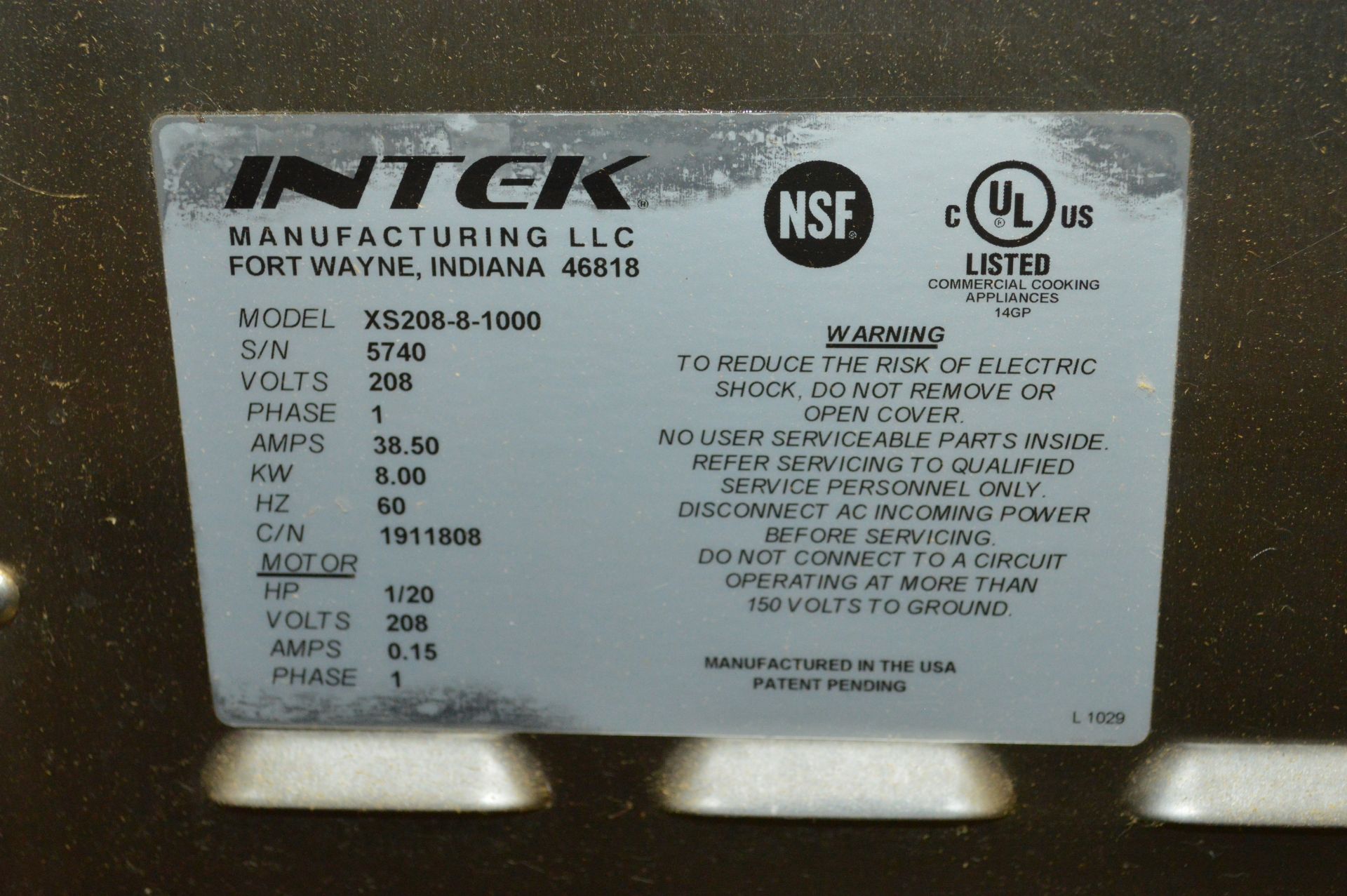 INTEK EXTREME STEAM - USED - Image 7 of 7