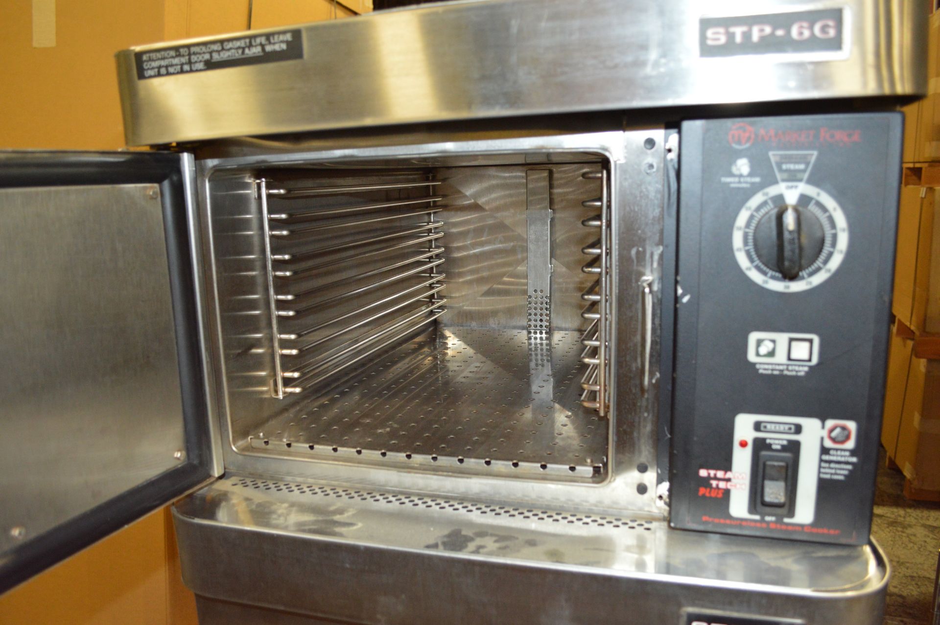 MARKET FORGE PRESSURELESS STEAM COOKER -USED - Image 3 of 3