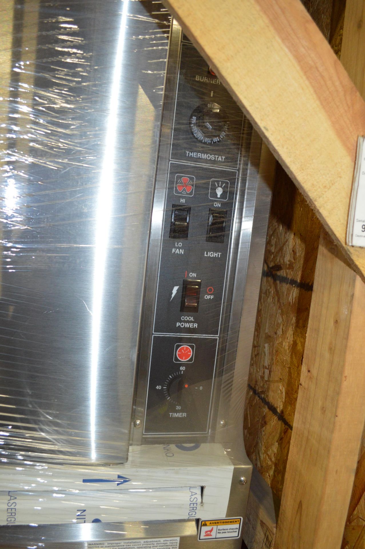 SUPERIOR DOUBLE CONVECTION OVEN GLASS DOOR GAS-NEW - Image 2 of 3